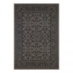 Čierno-fialový vonkajší koberec Bougari Konya, 140 x 200 cm
