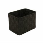 Úložný organizér do zásuvky Compactor TEX vysoký – 19 x 14 x 13 cm, čokoládový