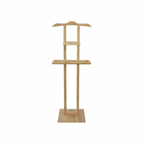 Compactor Bamboo bambusový stojan na oblečenie s odkladacou plochou – 44,5 × 32 × 115 cm